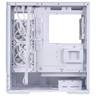  Корпус 1STPLAYER CV7 ARGB White (CV7-WH-2FAR-W-2FH7R-W-1FH7-W) / ATX / 3x120mm ARGB 2x120mm fans 