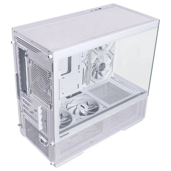  Корпус 1STPLAYER CV6 ARGB White (CV6-WH-2FAR-W-2FH7R-W-1FH7-W) / mATX / 3x120mm ARGB 2x120mm fans 