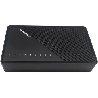  Неуправляемый коммутатор NEOMAX NMS-108P-1000-P, 8 портов 1000 Mbps, пластик 