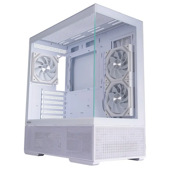  Корпус 1STPLAYER CV7 ARGB White (CV7-WH-2FAR-W-2FH7R-W-1FH7-W) / ATX / 3x120mm ARGB 2x120mm fans 