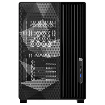  Корпус Powercase TX3 (CTX3AB-F0), TG, Type-C, No Fans, чёрный, mATX 
