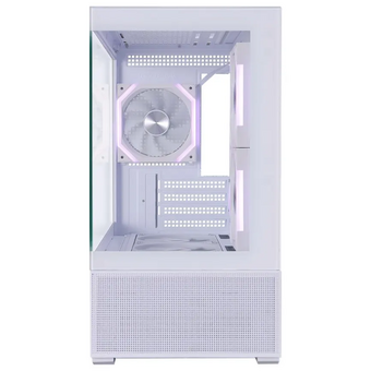  Корпус 1STPLAYER CV6 ARGB White (CV6-WH-2FAR-W-2FH7R-W-1FH7-W) / mATX / 3x120mm ARGB 2x120mm fans 