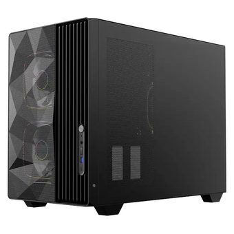  Корпус Powercase TX3 ARGB (CTX3AB-A3), TG, Type-C, 3x 120мм ARGB PWM Fans, чёрный, mATX 