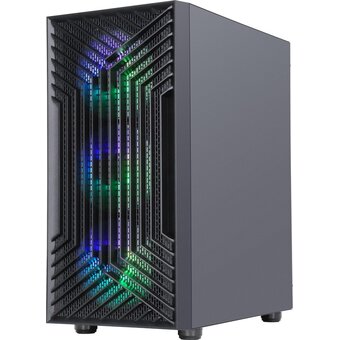  Корпус HAFF Rush mATX без БП Black 