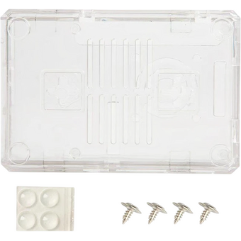  Корпус ACD RA368 прозрачный, transparent ABS case Wide 40Pin GPIO Port for Raspberry Pi 3B+/3B 