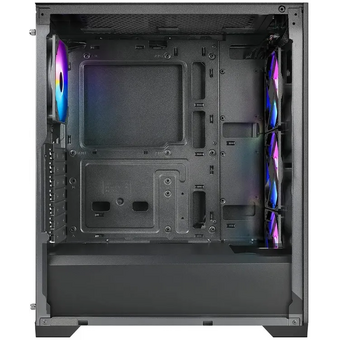  Корпус AZZA Aerohex (csaz-203a03), Midi-Tower, без БП, ATX, черный 