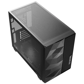  Корпус Powercase TX3 (CTX3AB-F0), TG, Type-C, No Fans, чёрный, mATX 