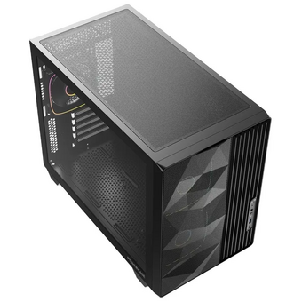  Корпус Powercase TX3 ARGB (CTX3AB-A3), TG, Type-C, 3x 120мм ARGB PWM Fans, чёрный, mATX 