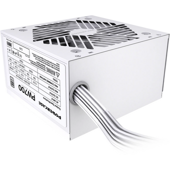  Блок питания Powercase PW700 (PSW-700W-DC) / White / (80 Plus, ATX 2.31, 700W, APFC, DC-DC, 120mm Fan) 