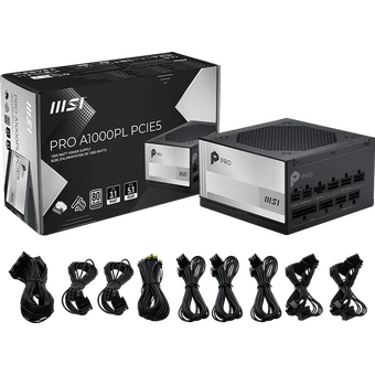  Блок питания MSI Pro A1000PL PCIE5 (306-7ZPLX) ATX 1000W 