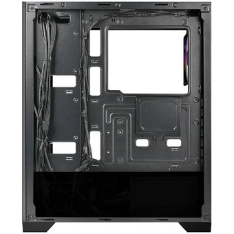 Корпус AZZA Aerohex (csaz-203a03), Midi-Tower, без БП, ATX, черный 