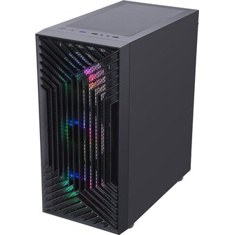  Корпус HAFF Rush mATX без БП Black 
