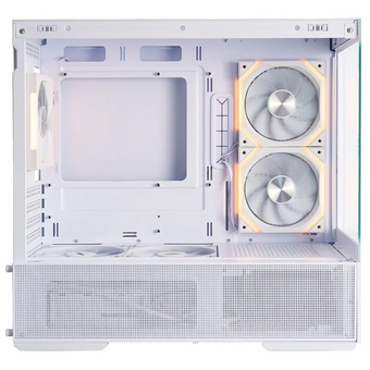  Корпус 1STPLAYER CV6 ARGB White (CV6-WH-2FAR-W-2FH7R-W-1FH7-W) / mATX / 3x120mm ARGB 2x120mm fans 