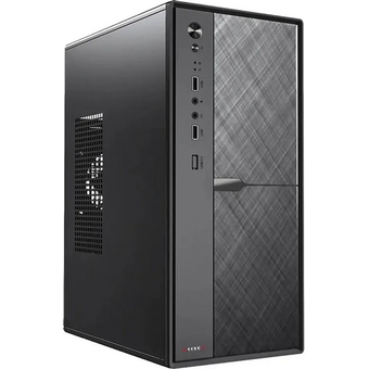  Корпус Accord ACC-1603 черный без БП mATX 1x80mm 2xUSB2.0 audio 