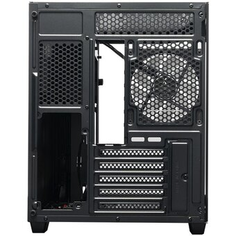  Корпус XASTRA QT400M 3ARGB-C6-AC Black (QT400M-3FM12A-C6-AC) mATX/Aquarium/Screewless/3x120mm ARGB PWM FM fans/Argb+PWM HUB 6port/Type-C+USB3.0 