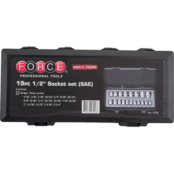  Набор 6гр. дюймовых головок FORCE 4194 