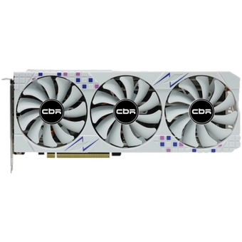  Видеокарта CBR RTX 3070Ti 8GB (VGA-STX3070TI-8G-RTL), GDDR6, 256BIT, 1575-1770Mhz, 290W (HDMI/3xDP) 