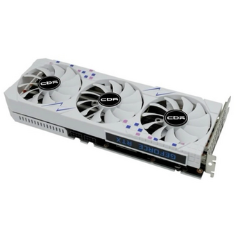  Видеокарта CBR RTX 3070Ti 8GB (VGA-STX3070TI-8G-RTL), GDDR6, 256BIT, 1575-1770Mhz, 290W (HDMI/3xDP) 