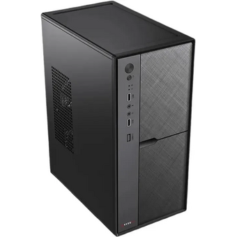  Корпус Accord ACC-1603 черный без БП mATX 1x80mm 2xUSB2.0 audio 