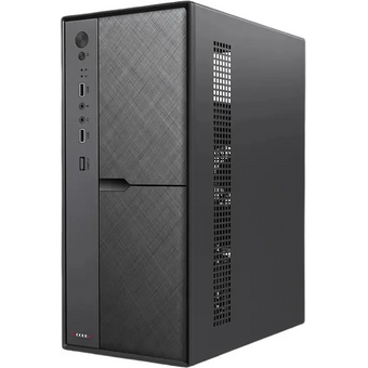  Корпус Accord ACC-1603 черный без БП mATX 1x80mm 2xUSB2.0 audio 