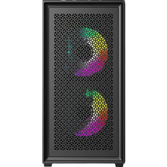  Корпус Accord ACC-1902 black w/o PSU mATX 7x120mm 2xUSB2.0 1xUSB3.0 audio bott PSU 