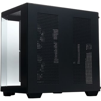  Корпус XASTRA QT400M 3ARGB-C6-AC Black (QT400M-3FM12A-C6-AC) mATX/Aquarium/Screewless/3x120mm ARGB PWM FM fans/Argb+PWM HUB 6port/Type-C+USB3.0 