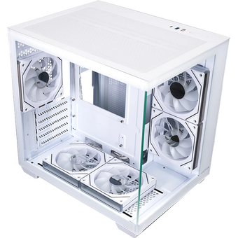  Корпус XASTRA QW400M 5ARGB-C6-AC White (QW400M-5FM12A-C6-AC-WH) mATX/Aquarium/Screewless/5x120mm ARGB PWM FM fans/Argb+PWM HUB 6port 