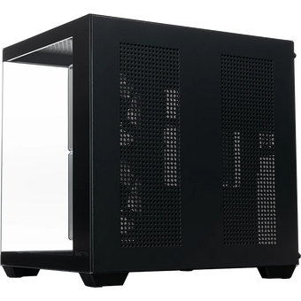  Корпус XASTRA QW400M 3ARGB-C6-AC Black (QW400M-3FM12A-C6-AC) mATX/Aquarium/Screewless/3x120mm ARGB PWM FM fans/Argb+PWM HUB 6port 