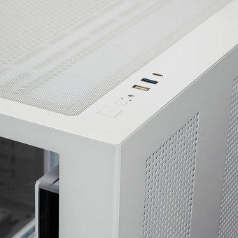  Корпус XASTRA QW400M 5ARGB-C6-AC White (QW400M-5FM12A-C6-AC-WH) mATX/Aquarium/Screewless/5x120mm ARGB PWM FM fans/Argb+PWM HUB 6port 