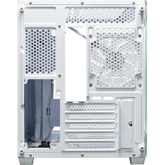 Корпус XASTRA QW400M 5ARGB-C6-AC White (QW400M-5FM12A-C6-AC-WH) mATX/Aquarium/Screewless/5x120mm ARGB PWM FM fans/Argb+PWM HUB 6port 
