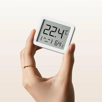  Метеостанция Xiaomi Mijia Smart Thermometer and Hygrometer 3 mini MJWSD06MMC (белая) 