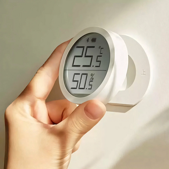  Метеостанция Xiaomi Qingping Bluetooth Temp amp RH Monitor Lite CGDK2 (белая) 