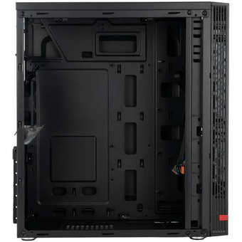  Корпус Eurocase M12 черный, ATX, ABS пластик, 2*USB2.0, USB3.0, HD Audio 