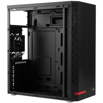  Корпус Eurocase M12 черный, ATX, ABS пластик, 2*USB2.0, USB3.0, HD Audio 