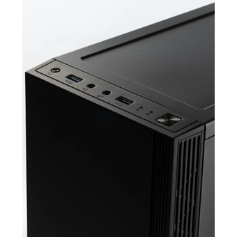 Корпус Eurocase M12 черный, ATX, ABS пластик, 2*USB2.0, USB3.0, HD Audio 