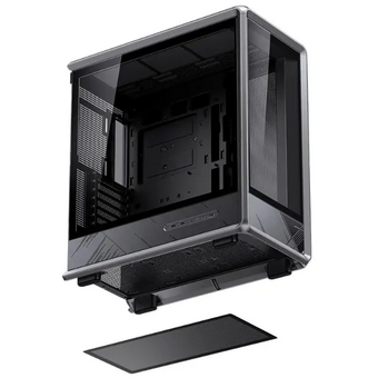  Корпус JONSBO D401 Black, TG (aquarium), mini-ITX, mATX, ATX, черный 