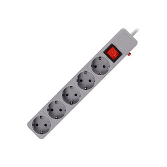 Сетевой фильтр Smartbuy SBSP-5-30-G серый 