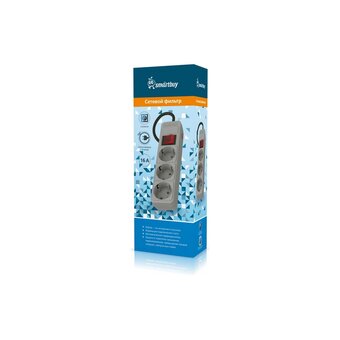  Сетевой фильтр Smartbuy SBSP-3-18-G серый 