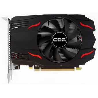  Видеокарта CBR Radeon RX 550 4G (VGA-STX550-4G-RTL), GDDR5, 128BIT, 896, 1175MHz, Single fan, PCIE 3.0, 50W (DVI/HDMI/DP) 