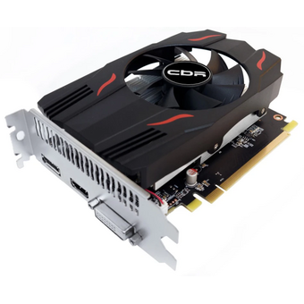  Видеокарта CBR Radeon RX 550 4G (VGA-STX550-4G-RTL), GDDR5, 128BIT, 896, 1175MHz, Single fan, PCIE 3.0, 50W (DVI/HDMI/DP) 