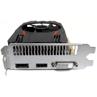  Видеокарта CBR Radeon RX 550 4G (VGA-STX550-4G-RTL), GDDR5, 128BIT, 896, 1175MHz, Single fan, PCIE 3.0, 50W (DVI/HDMI/DP) 