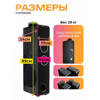  Акустическая система ELTRONIC 30-49 Home Sound черный 