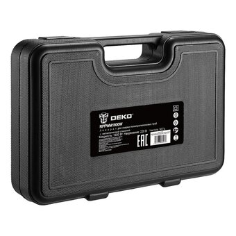  Аппарат для сварки полипропиленовых труб DEKO RPPWM1600W (083-3008) в пластиковом кейсе, 3 насадки (20-32) 