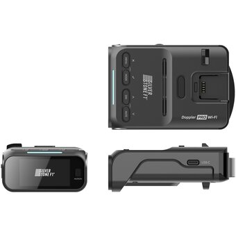  Радар-детектор Silverstone F1 Doppler Pro GPS приемник черный 