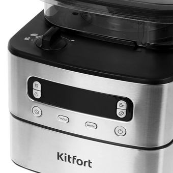  Кофеварка Kitfort КТ-7366 нерж/черный 