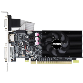  Видеокарта CBR GT610 2G (VGA-STX610-2G-RTL), 64BIT, DDR3, 700Mhz, 29W (DVI/HDMI/CRT) 