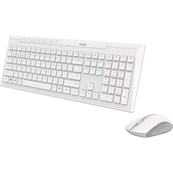  Клавиатура+мышь беспроводная RAPOO 8210M-WHT белый 