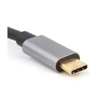  USB-концентратор VCOM DH311A USB 3.1 Type-C(M)--RJ-45+3*USB 3.0(f) Aluminum Shell (1/150) 