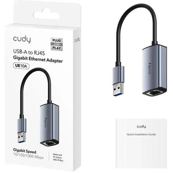  Переходник Cudy UE10A USB-A-Ethernet 