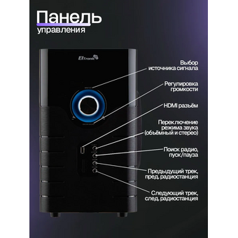  Акустическая система ELTRONIC 30-90 5.1 черная 